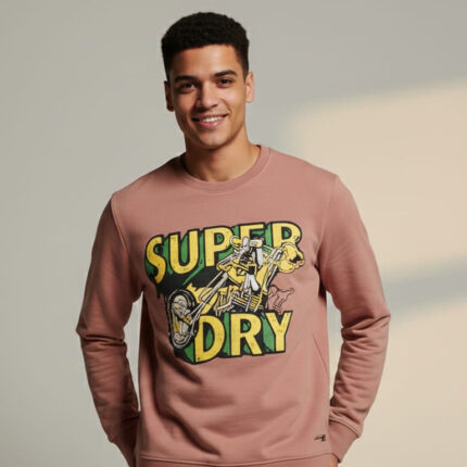 SUPERDRY Graphic Sweatshirt with Vintage Print