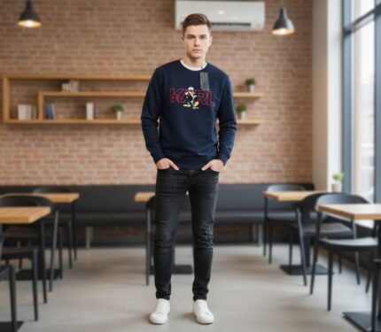 KARL Graphic Sweatshirt with Iconic Character