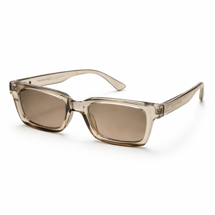 CALVIN KLEIN Vintage Smoke Chic Retro Square Sunglasses