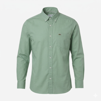 LACOSTE Serene Lagoon Classic Fit Long Sleeve Button-Down Shirt