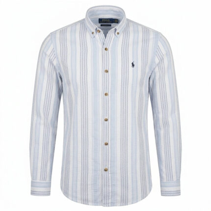 POLO RALPH LAUREN Tranquil Sky Tailored Fit Long Sleeve Button-Down Shirt