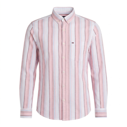 TOMMY HILFIGER Blushing Dawn Tailored Fit Long Sleeve Button-Down Shirt
