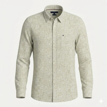 Tommy Hilfiger Geometric Print Long Sleeve Shirt