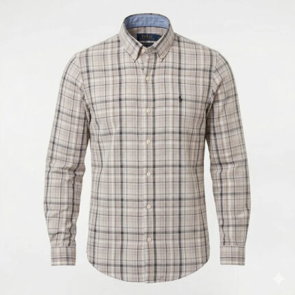 POLO RALPH LAUREN Serene Lilac Tailored Fit Plaid Button-Down Shirt