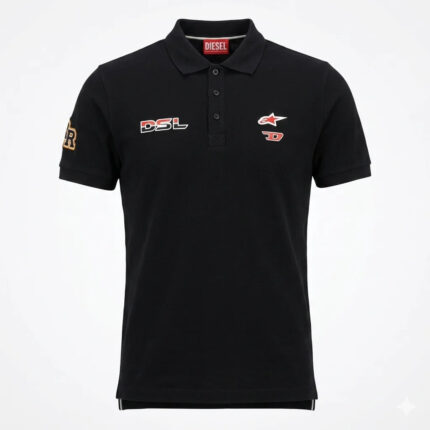 DIESEL Logo Patch Polo Shirt