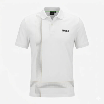 Hugo Boss Striped Detail Polo Shirt