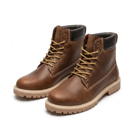 TIMBERLAND Rustic Maple Sturdy Fit Leather Hiking Boots