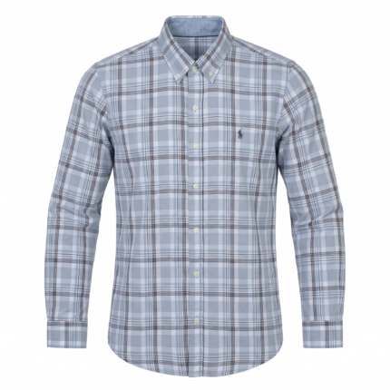 POLY RALPH LAUREN Ethereal Sky Classic Fit Long Sleeve Button-Down Shirt