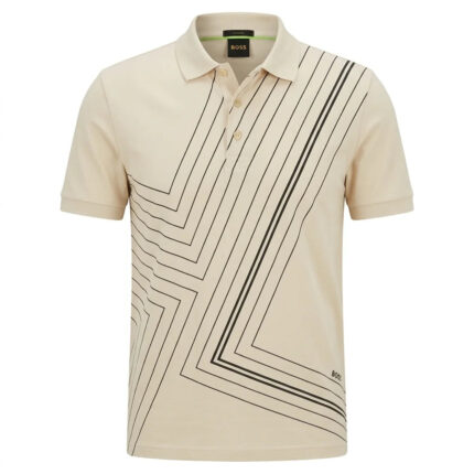 Hugo Boss Geometric Stripe Polo Shirt