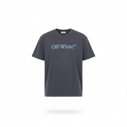 OFF-WHITE™ Shadowed Slate Relaxed Fit Short Sleeve T-Shirt