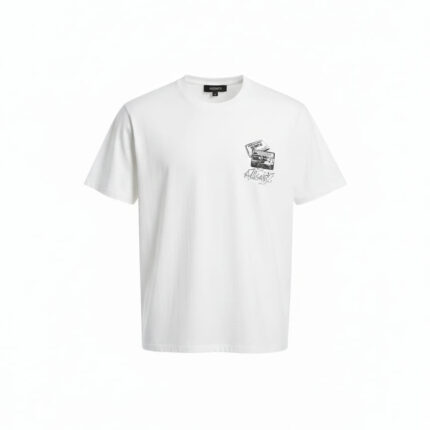 ALLSAINTS Luminous Pearl Relaxed Fit Short Sleeve Graphic Tee