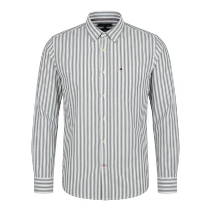 TOMMY HILFIGER Ocean Breeze Tailored Fit Long Sleeve Button-Up Shirt
