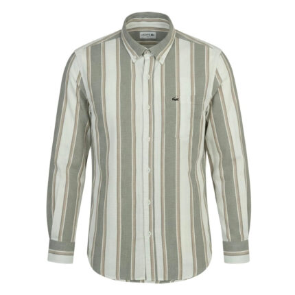LACOSTE Twilight Drift Tailored Fit Long Sleeve Button-Up Shirt
