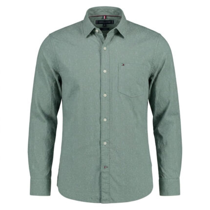 Tommy Hilfiger Men's Patterned Long Sleeve Shirt