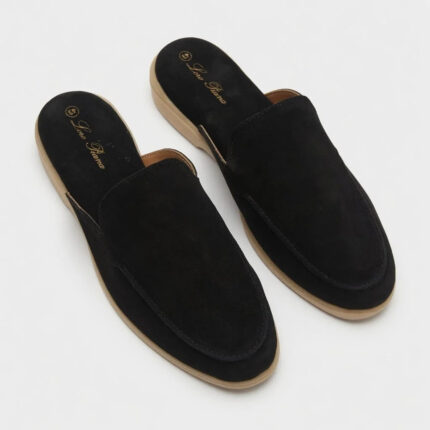 Loro Piana Suede Slip-On Mules