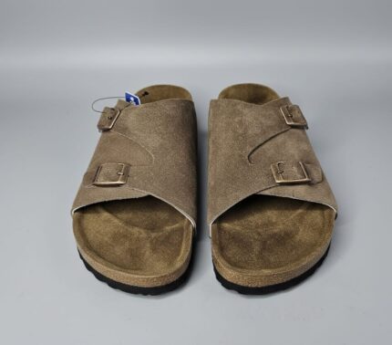 Birkenstock Tranquil Dune Luxe Double Buckle Slide Sandals