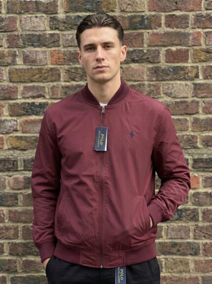 POLO Ember Glow Tailored Fit Classic Bomber Jacket