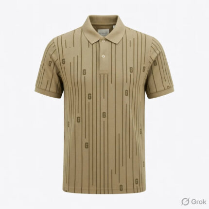GANT Textured Stripe Polo Shirt